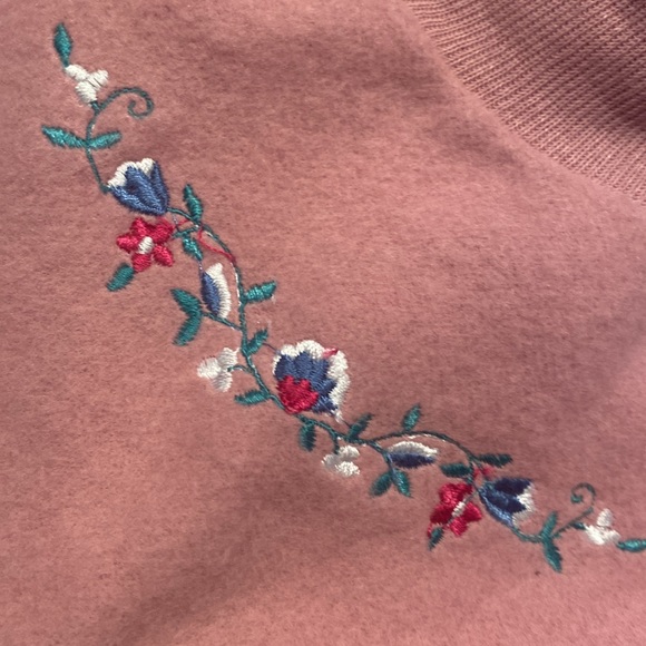 NWT & Vintage 1990s Mauve Fleece Set - Picture 2 of 4